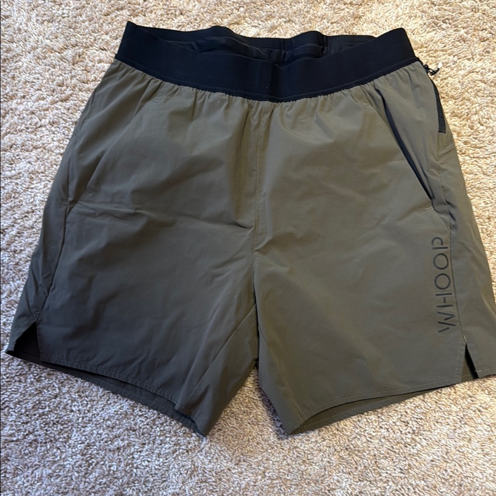 Men's Whoop Olive Green training Shorts. Like new!